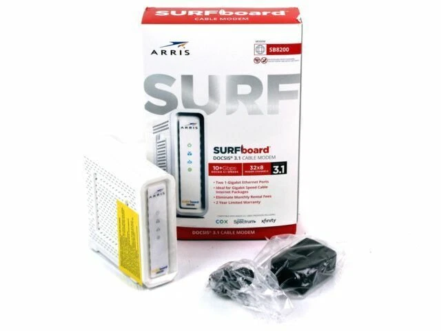 ARRIS SURFboard SB8200 DOCSIS 3.1 10 Gbps Cable Modem