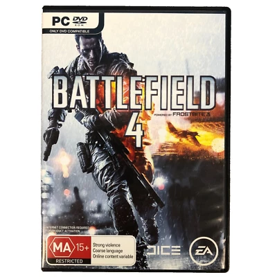 Battlefield 4 PC Game Computer Dvd Gun Shooter War 3 Disk Pegi 18 MA15 Fps - Image 1 of 4