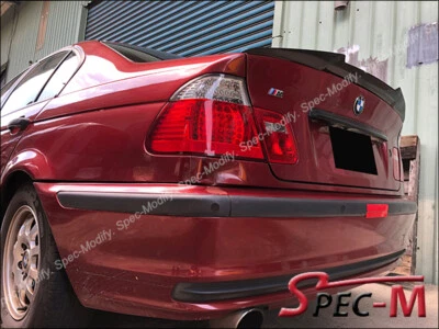 Alerón de maletero de fibra de carbono estilo M4 para 98-04 318i 320i 325i 328i sedán E46 Foto 1 de 4