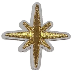 North Star Gold - gestickter Aufnäher - Bild 1 von 2