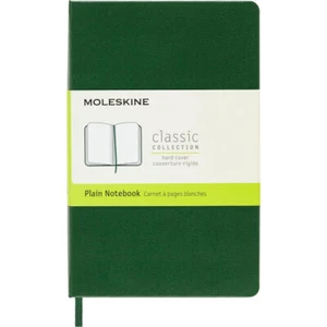 Moleskine Classic Notebook Myrtle Green Pocket Hardcover Plain Elastic Closure - Picture 1 of 8