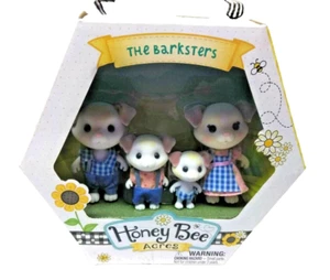 NEW Honey Bee Acres The Barksters Dog Family Figurines in Sealed Package - Picture 1 of 11
