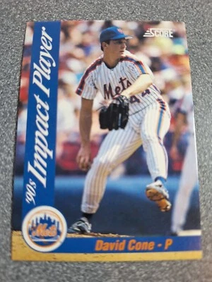 1992 Score Baseball David Cone #90 h350 - Image 1 of 2