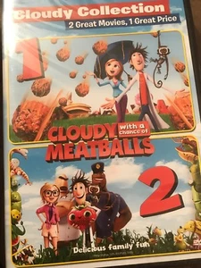 Cloudy With a Chance of Meatballs - Collection - Double Feature (DVD) NEW - Picture 1 of 2