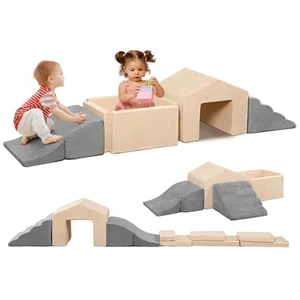 Foam Climbing Toys for Toddlers, 6PCS Climb and Crawl Activity Playset, Soft ... - Picture 1 of 7