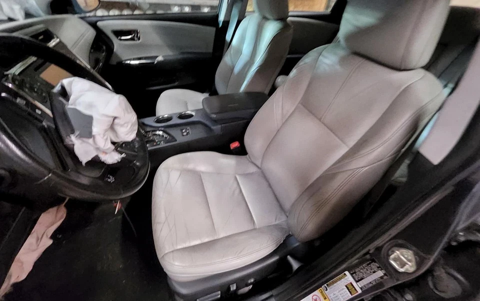 TOYOTA AVALON 2013-2015 LEFT FRONT SEAT GRAY WORN BUCKET LEATHER 1735113 Foto 1 de 1