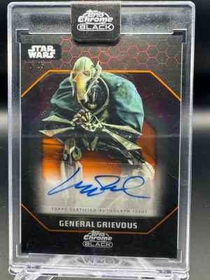 General Grievous /25 Orange Auto by Matthew Wood - 2024 Topps Chrome Black - Image 1 of 2