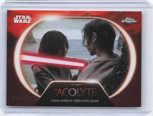2025 Chrome Star Wars Acolyte Osha Aniseya Threatens Qimir 1/25 Bookend Alpha - Picture 1 of 2