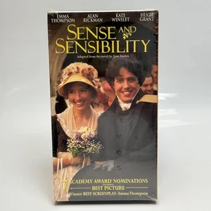 Vintage Sense and Sensibility VHS Sealed 1995 Columbia Pictures Jane Austen Dram - Picture 1 of 9