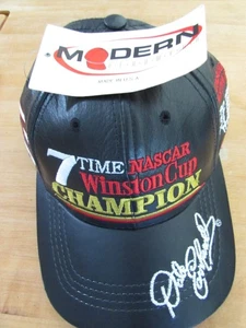 Dale Earnhardt SR 7 Time Winston Cup Champion Strapback Mütze Baseball Cap Leder - Bild 1 von 3