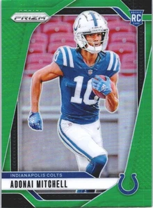 2024 PANINI PRIZM ADONAI MITCHELL #303 ROOKIE RC GREEN PRIZM COLTS  - Picture 1 of 2