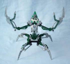Lego Bionicle Warriors 8622 NIDHIKI the Dark Hunter - Complete 2004 set&nbsp;