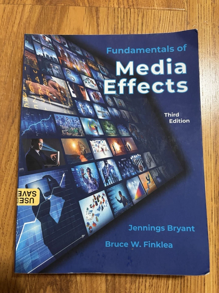 Fundamentals of Media Effects Third Edition Jennings Bryant Paperback Book - Image 1 of 2