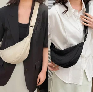 Adjustable Belts Crescent Bags Crossbody Small Sling Hobo Bag for Women Ladies - Picture 1 of 19