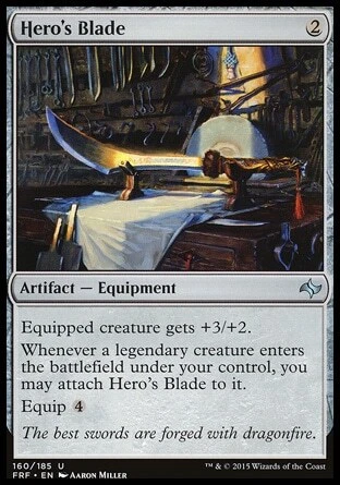 MTG Magic the Gathering Hero's Blade (160/189) Fate Reforged LP - Image 1 of 1