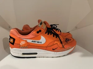 Nike Air Max 1 Just Do It Blaze Orange Size 11.5 Sneakers - Picture 1 of 8