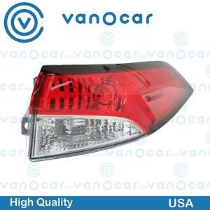 Passenger Side Outer Halogen Tail Light Fits 2020 For Toyota Corolla 81551-12D10