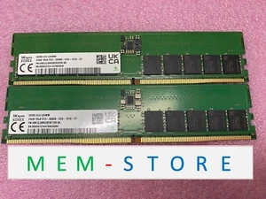 HMCGJ8MGBEB252N HMCGJ8MGBEB213N SK hynix 48GB 2x24GB DDR5-5600MHz ECC UDIMM RAM - Picture 1 of 4