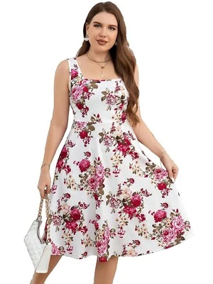 Women's & Girls Midi Solid Cami Casual Dress - Image 1 of 4