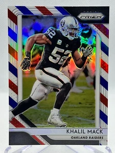 KHALIL MACK 2018 Panini Prizm Football #47 RED WHITE BLUE PRIZM Parallel - Picture 1 of 2