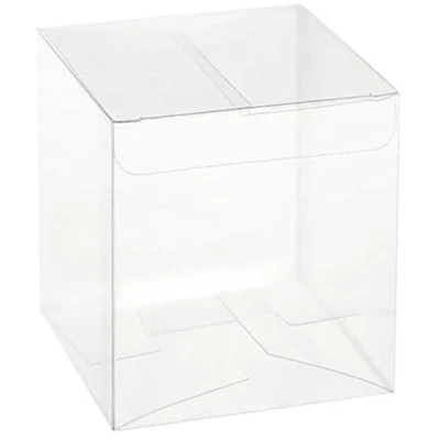 F. CARUSO 20 scatole bomboniere trasparenti pvc 10x10x14 cm FCA-PVC50-20
