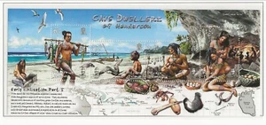 PITCAIRN ISL. SC 644 NH BLOCK VON 2006 - LEBEN IN HÖHLENZEITEN - (DF25)  - Bild 1 von 1