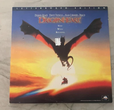 Dragonheart Laserdisc Dennis Quaid David Thewlis Sean Connery Letterboxed 1996 - Image 1 of 2