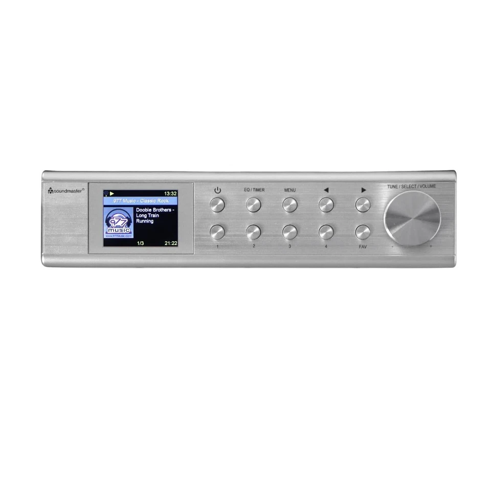 soundmaster IR1500SI Küchenunterbauradio - Silber