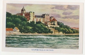 SCHLOSS BERNBURG AN DER SAALE DEUTSCHLAND IMAGE CARD 1930's - Picture 1 of 2
