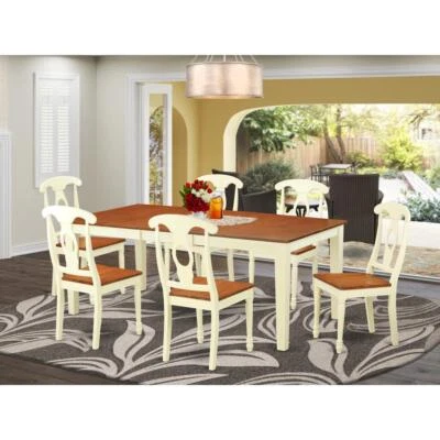 7  Pc  Kitchen  nook  Dining  set  -Dining  Table  and  6  Dining  Chairs - Image 1 of 4