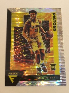 2020-21 Flux Basketball Exclusive Pulsar Rookie #212 - Saddiq Bey RC - Pistons