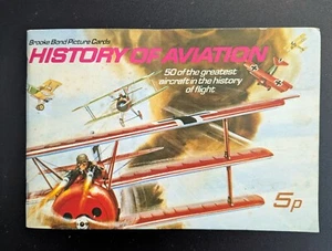 Brooke Bond Tea Cards History Of Aviation Full Set Official Album - Picture 1 of 6
