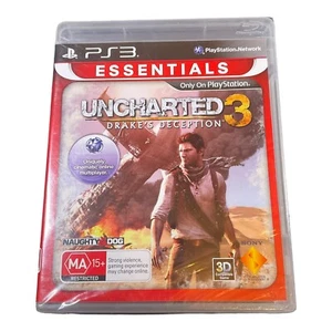 PS3 Essentials Uncharted 3 Drake’s Deception 3D Compatible Sony - Picture 1 of 2