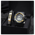 ✅Men Luxury Electronic Watches Luminous Fashion Sport Titanium Steel Bracelet✅