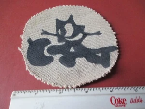 WWII USN VF-3 /6 FELIX THE CAT FLIGHT JACKET PATCH - Picture 1 of 1