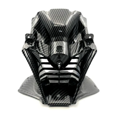For YAMAHA YZF R6 2006 2007 Carbon Fiber Middle Front Upper Nose Fairing Cowl Foto 1 de 4