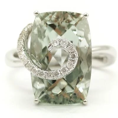 珠宝戒指 7.55 克拉白金 — 第 1/4 张图片