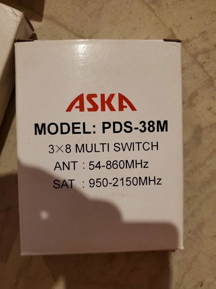 Aska Multi Switch 3X8 para Dish Network DirectTV Bell LNB TIVO Foto 1 de 1