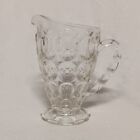 Jeanette Thumbprint Pilgrim Water Pitcher 22 oz Clear