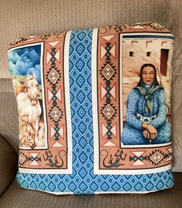 Handgefertigte Steppkissen Decke Reisekissen Decke Kombi 6 Fuß - Bild 1 von 9