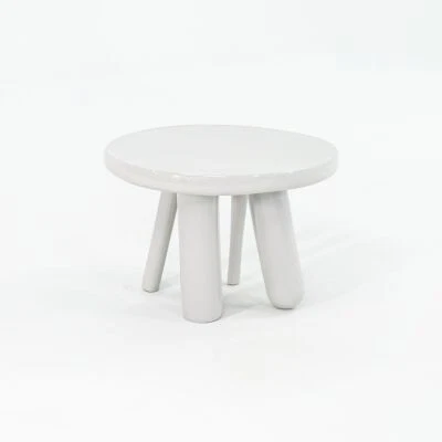 2022 Jaime Hayon for Moooi Element 002 Stool / Side Table Silk Grey 2x Available - Image 1 of 4
