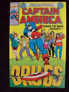 CAPTAIN AMERICA WAR ON DROGEN WERBE COMIC MARVEL COMICS  - Bild 1 von 2