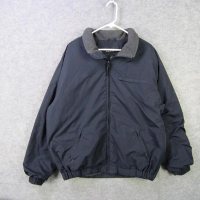 Chaqueta Croft & Barrow Para Hombre Grande Alta Cremallera Completa Cuello Polar Abrigo de Invierno Foto 1 de 4