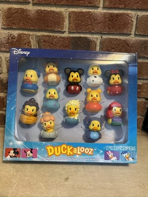 Disney Duckalooz резиновый Duckie Jeep утка коллекции из 12 фигурок новый - Изображение 1 из 4