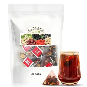 Kidney Tea Formula Ginseng Six Treasure Tea, Ginseng Six Treasure Tea, Kidney Te - Picture 1 of 7