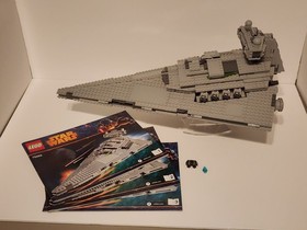 LEGO Imperial Star Destroyer 75055 No figs W/ Instructions Come W/ Display Stand