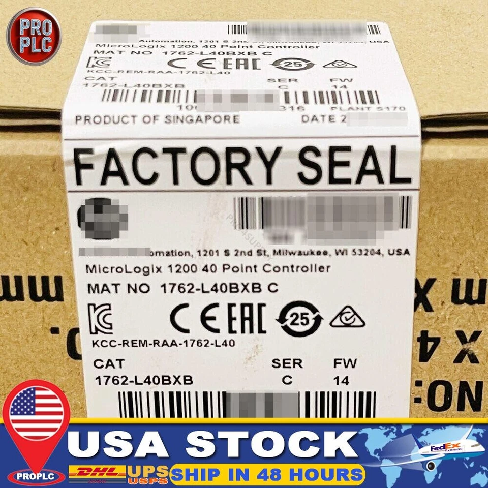 1762-L40BXB AB MicroLogix 1200 40 Point Controller Fast Shipping 1762L40BXB GQ - Image 1 of 1