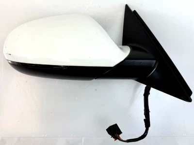 Espejo retrovisor eléctrico para pasajero derecho 12-15 Audi A6 S6 blanco OEM 4G0857410D Foto 1 de 4