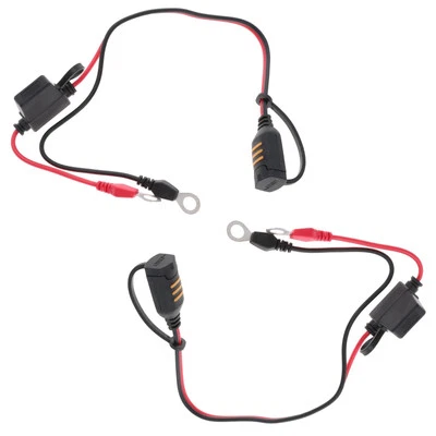 2x CTEK Comfort-Connect-Secure M8 56-261S Schnellkontaktkabel mit 15A Sicherung - Bild 1 von 4