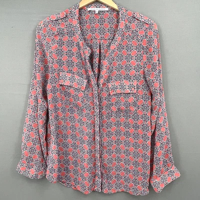 Blusa Camisa Top Collective Concepts Para Mujer XL Transparente Manga Larga Con Botones Foto 1 de 4